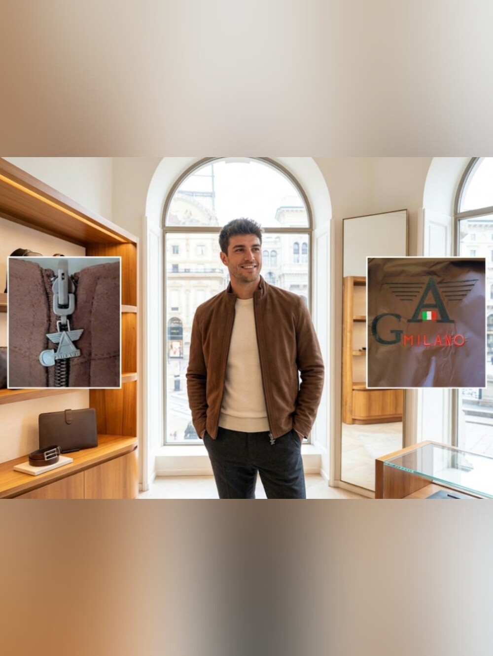 Timeless Italian-Inspired Elegance: The GA Milano Signature Suede-Finish Jacket